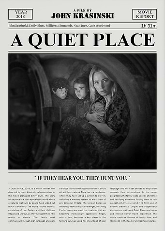 A Quiet Place Movie Poster