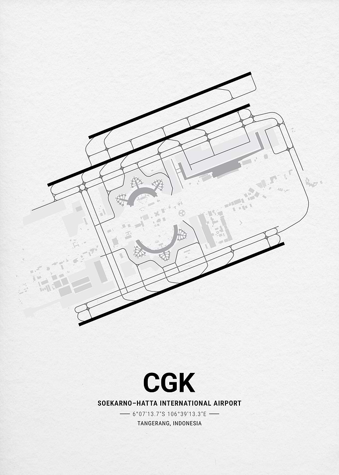 Soekarno–Hatta International Airport Map