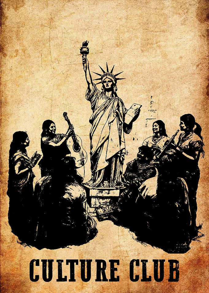 Culture Club Statue of Liberty Illustration
