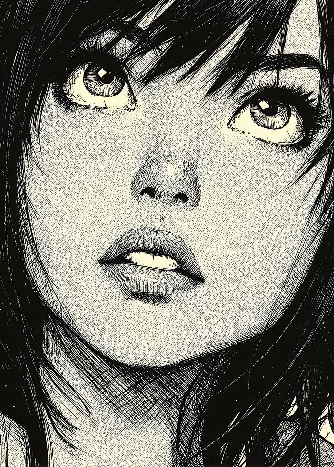 Close-up of a Woman's Face