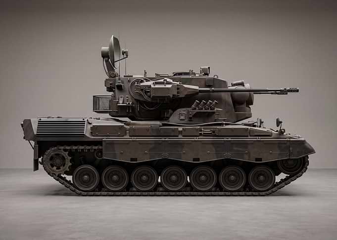 German Gepard Anti-Aircraft Tank