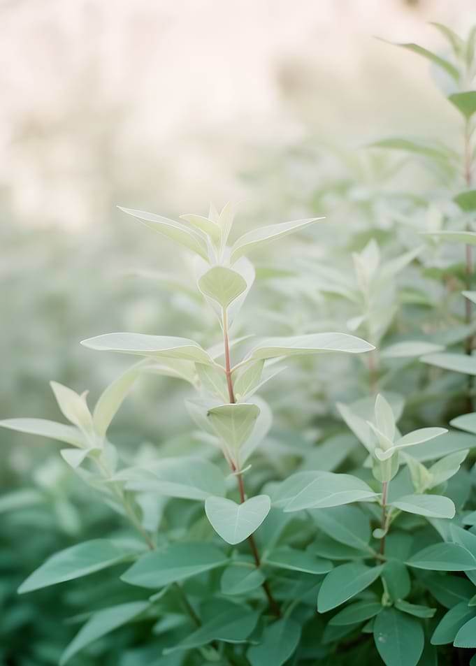 Soft Focus Green Leaves