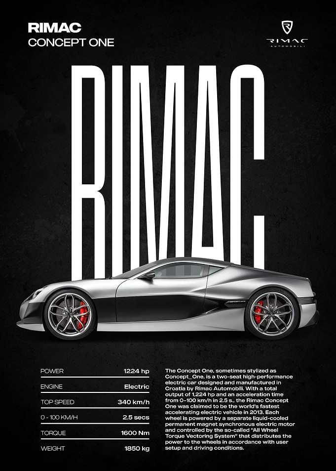 Rimac Concept One Electric Car