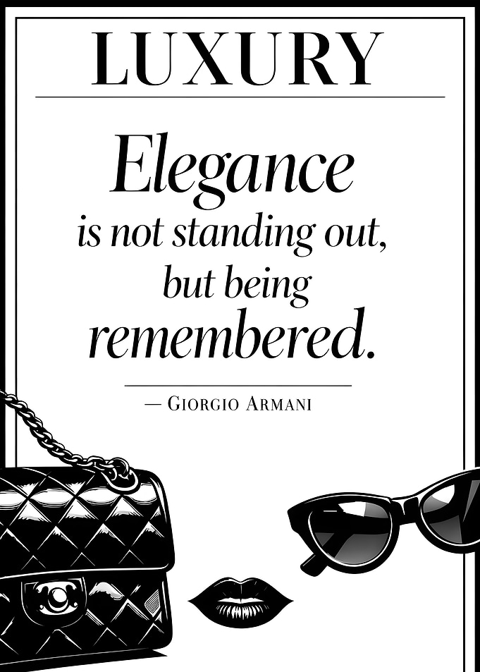 Luxury Elegance Quote