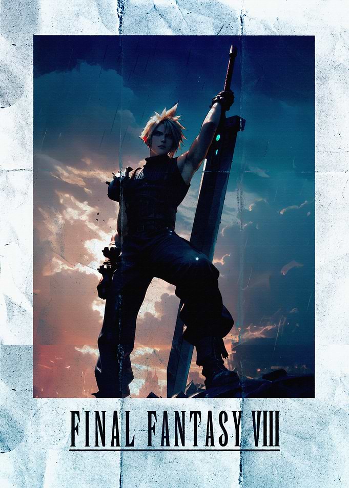 Cloud Strife Final Fantasy VII Poster