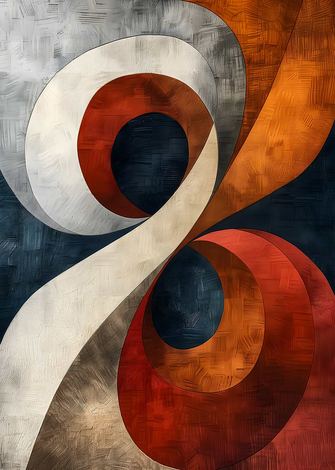 Abstract Swirls of Color