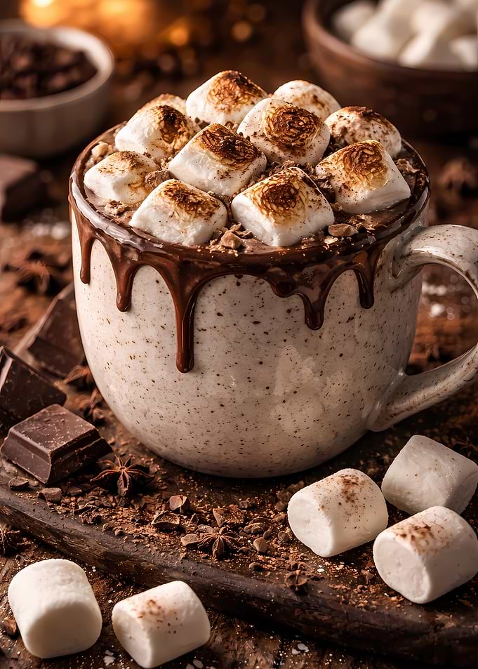 Toasted Marshmallow Hot Chocolate