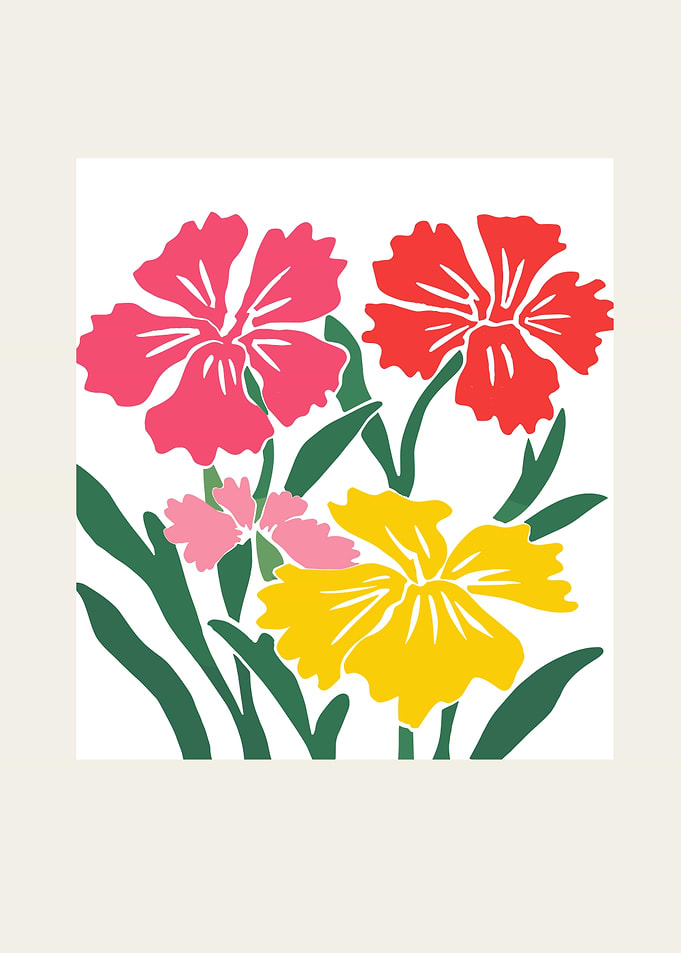 Colorful Floral Illustration