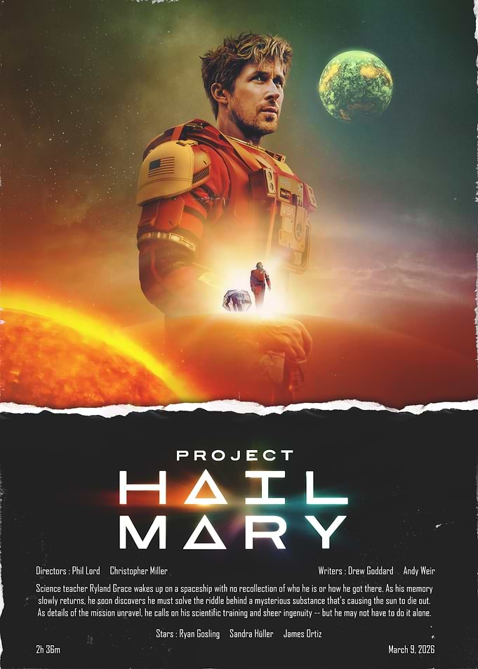 Project Hail Mary Movie Poster