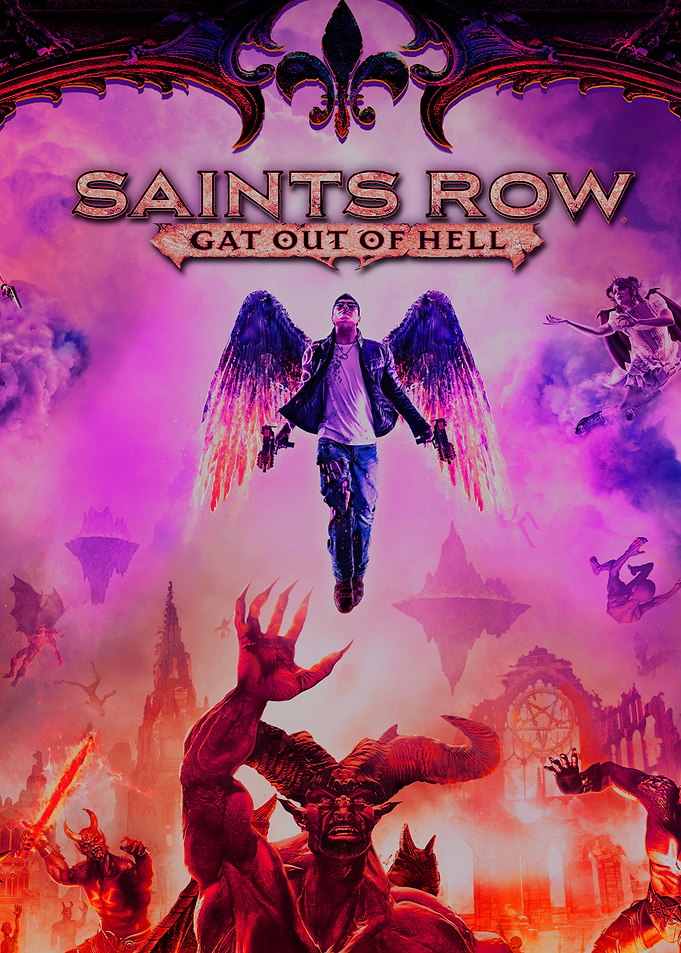 Saints Row Gat Out of Hell Poster