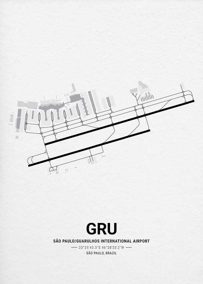 São Paulo/Guarulhos–Governor André Franco Montoro International Airport Map