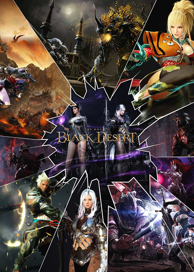 Black Desert Collage