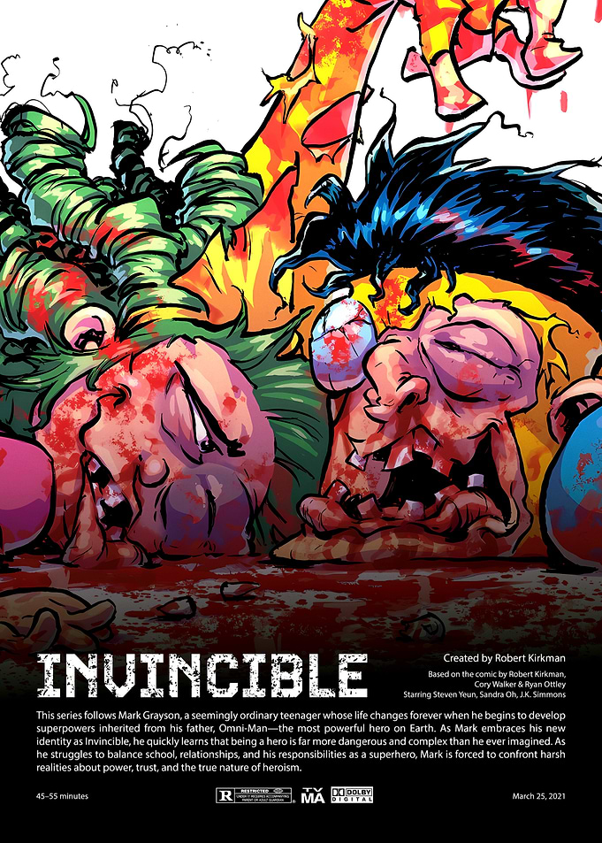 Invincible Comic Book Poster