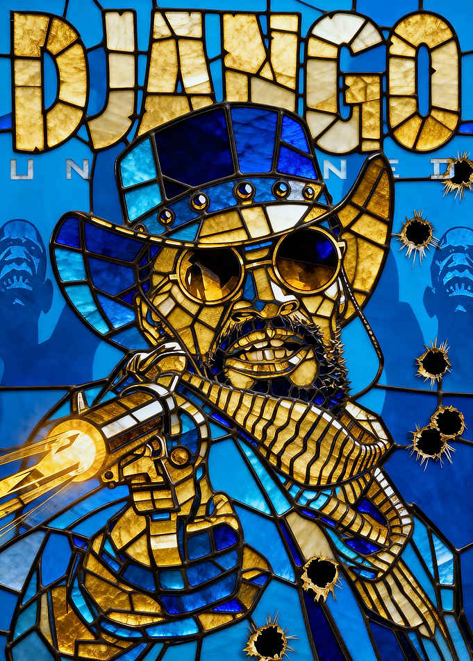 Django Unchained Movie Art