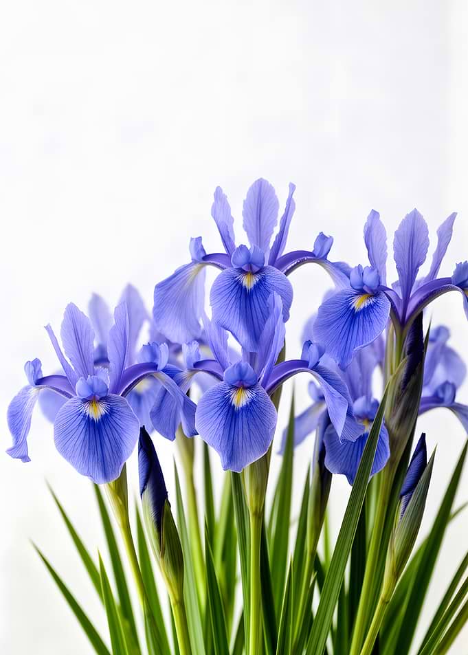 Blue Iris Flowers