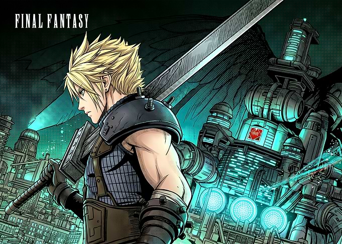 Cloud Strife with Buster Sword