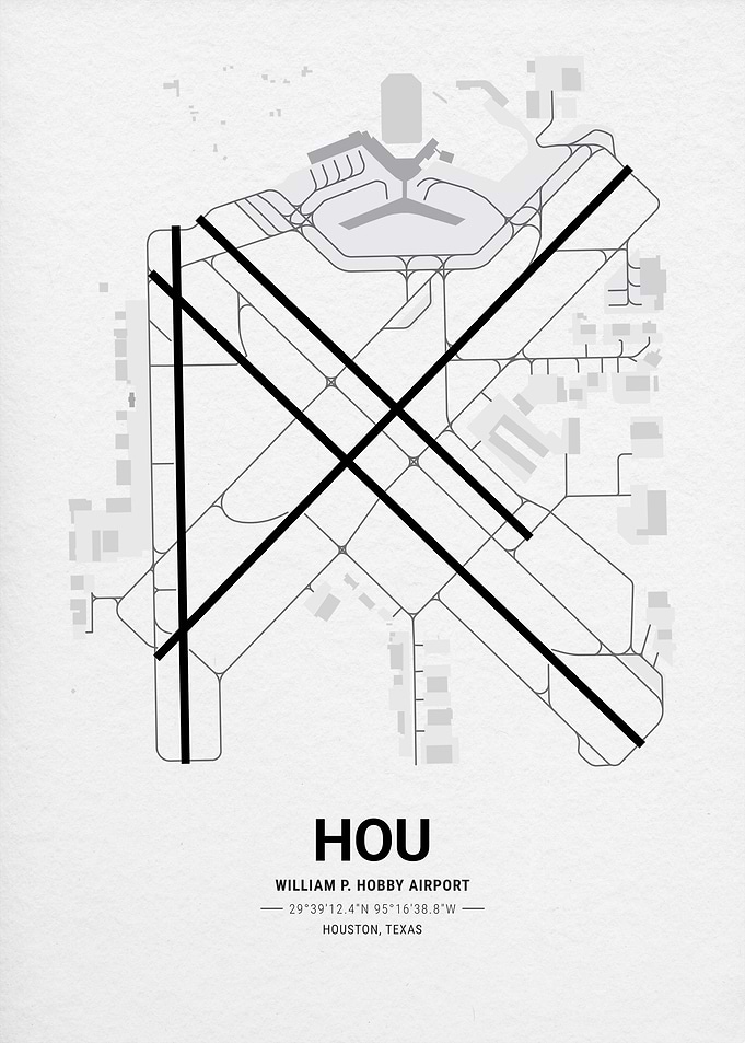William P. Hobby Airport Map