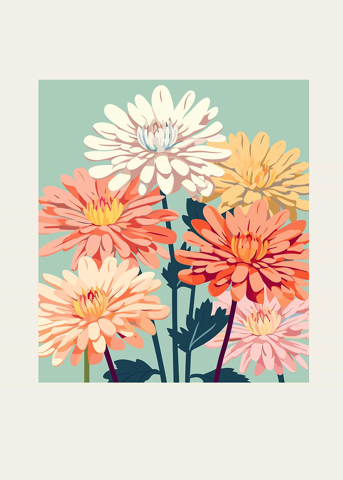 Vibrant Chrysanthemum Floral Arrangement