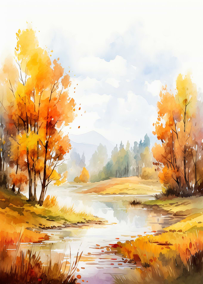 Autumn Landscape Painting