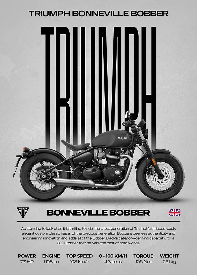 Triumph Bonneville Bobber Motorcycle