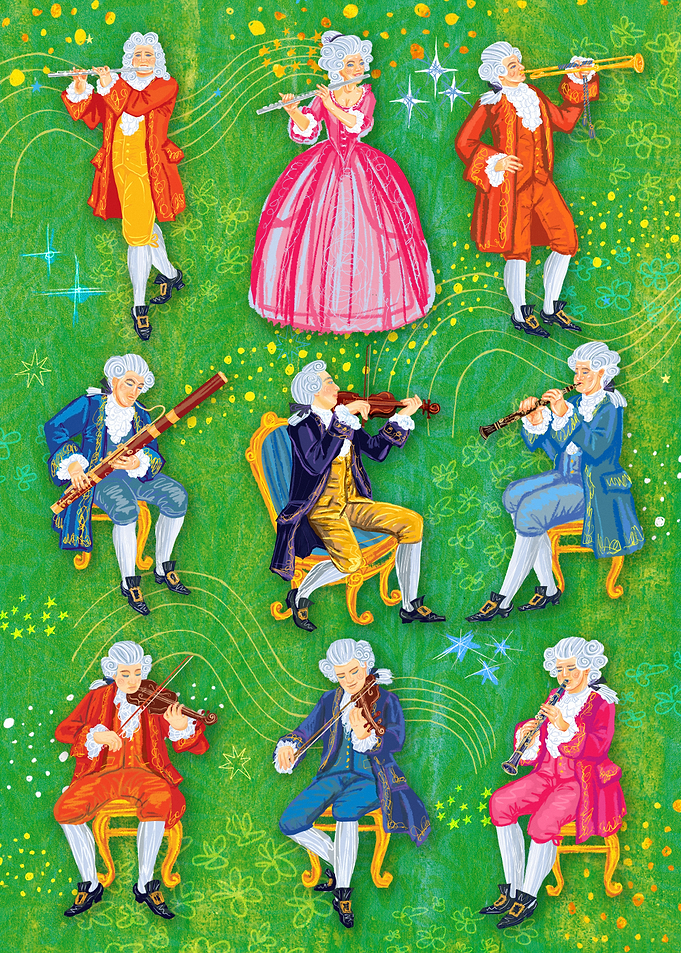 Baroque Musicians orchestra