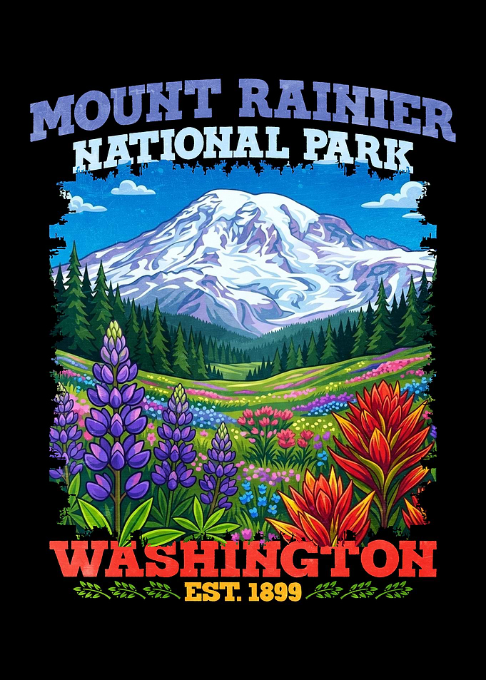 Mount Rainier National Park Washington