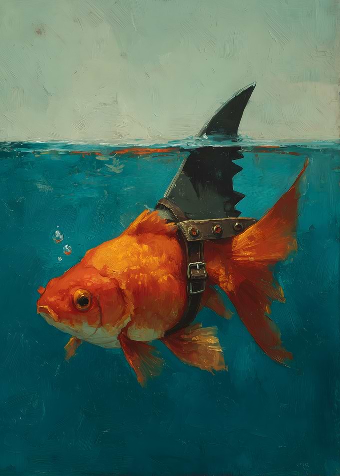 Goldfish with Shark Fin