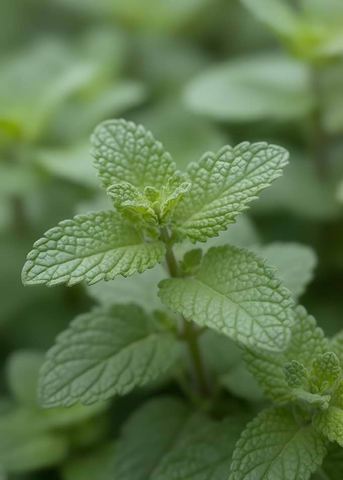 Close-up of Mint Leaves