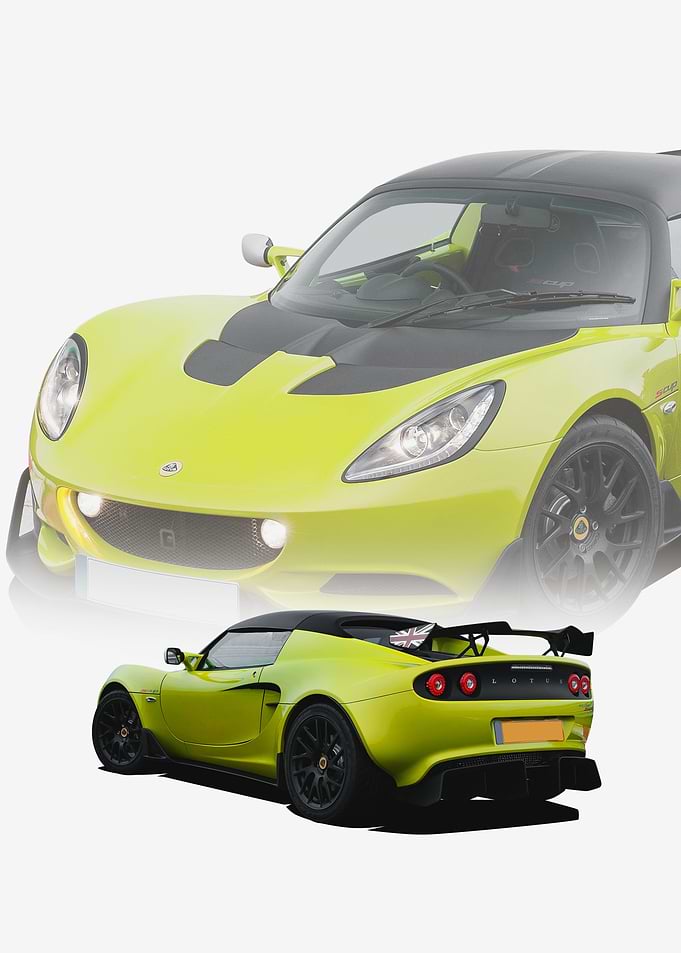Lime Green Lotus Elise S Cup Sports Car