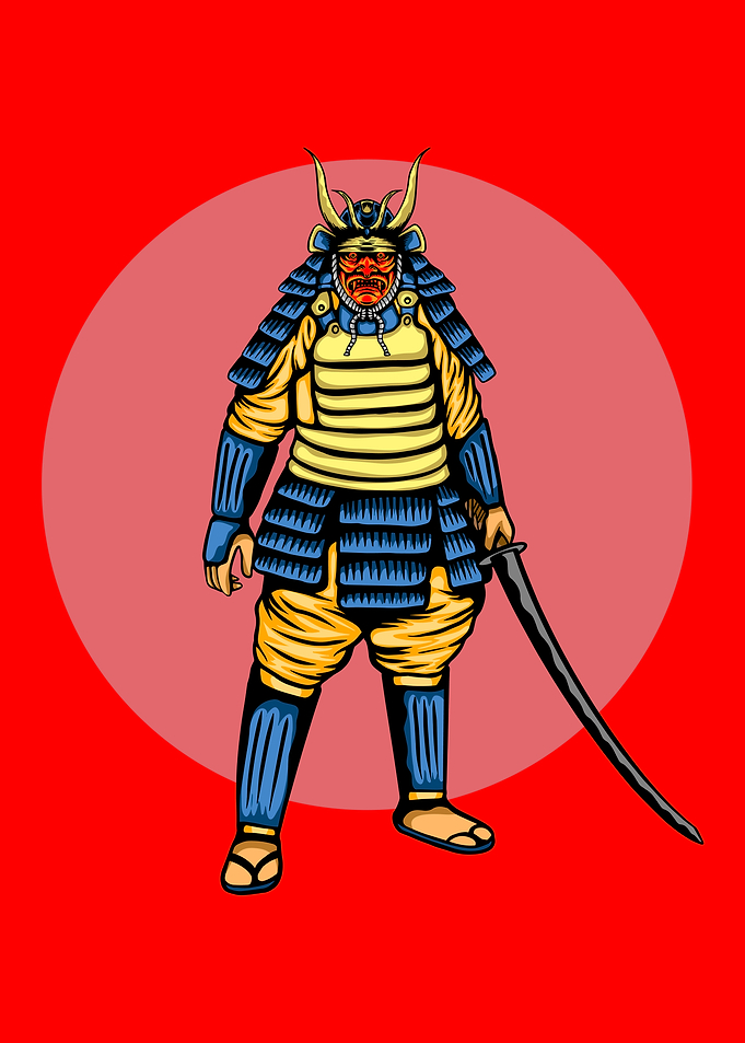 Samurai Warrior with Katana