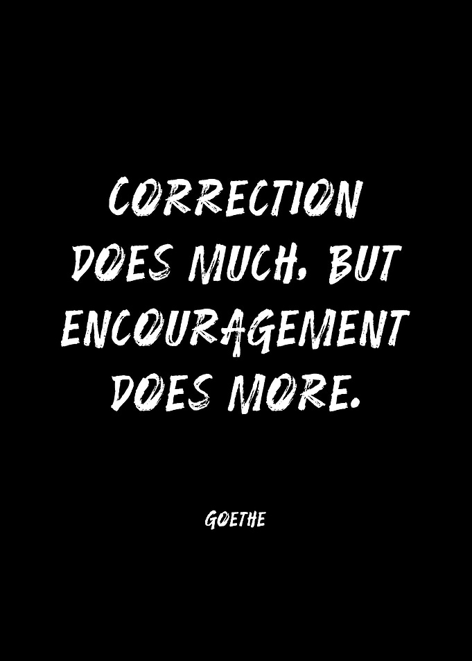 Goethe Quote on Encouragement