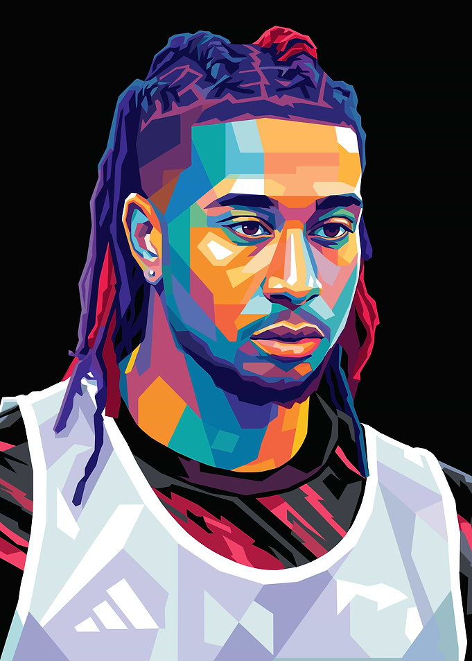 Olise Colorful Portrait