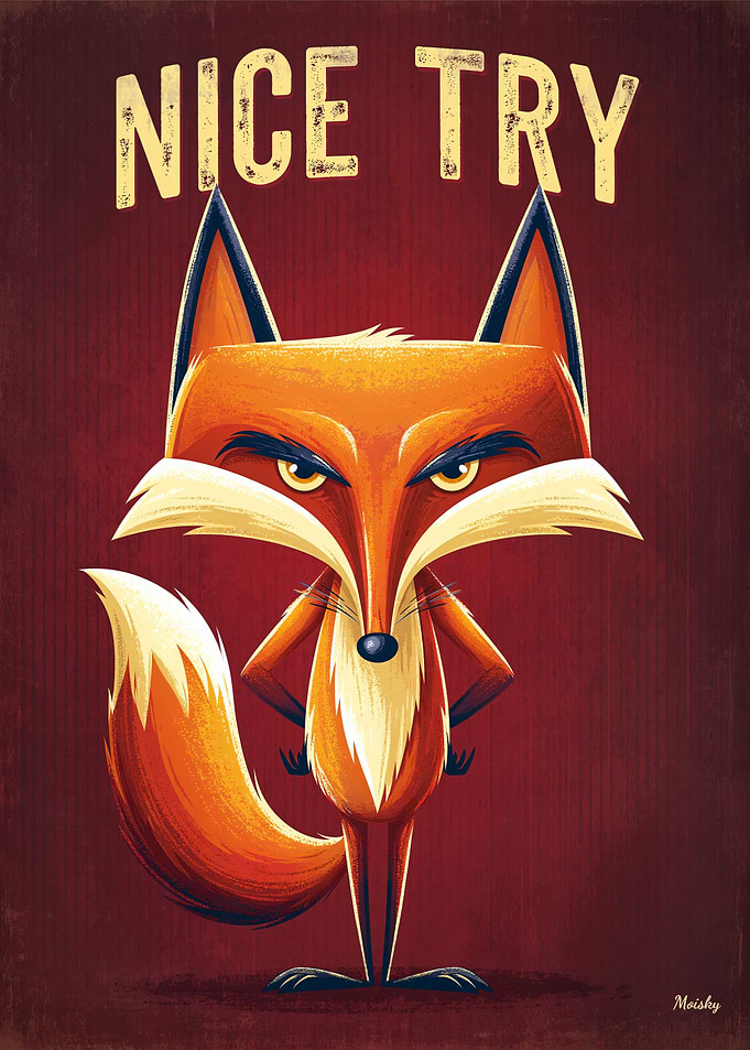Nice Try Fox – Funny Clever Cartoon