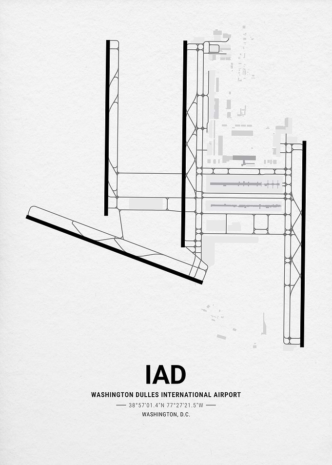 Washington Dulles International Airport Map