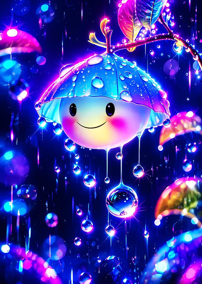 Cute Rainy Day Character