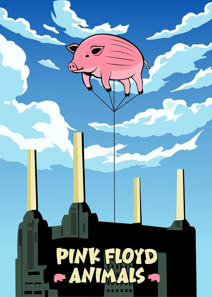 Pink Floyd Animals Album Art