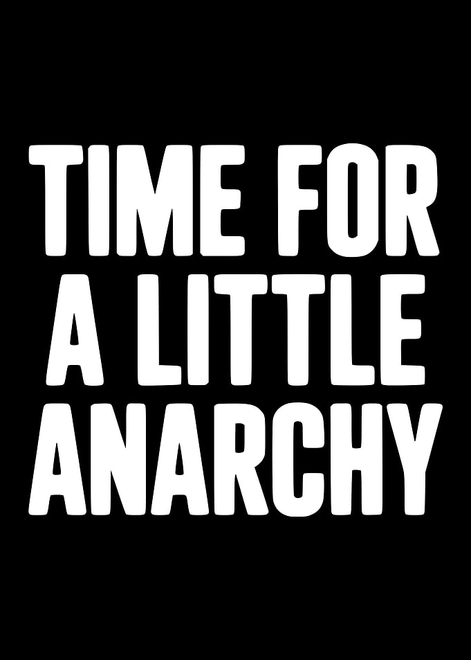 Time for a little anarchy text art