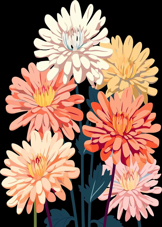 Vibrant Chrysanthemum Floral Arrangement