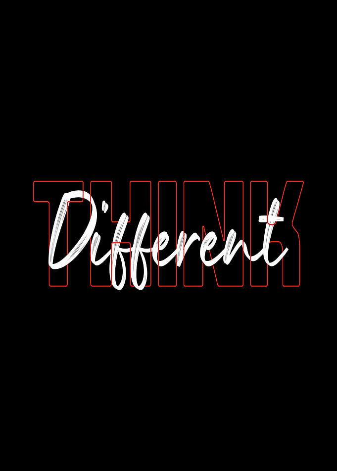 Think Different Text Art