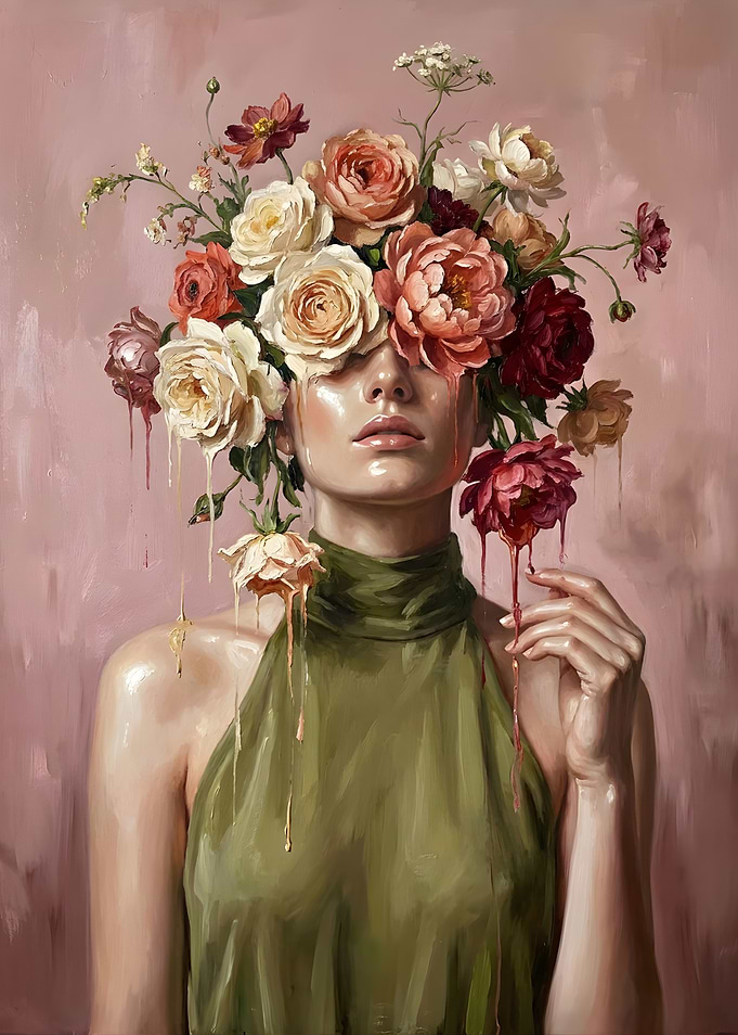 Woman with Flowers
