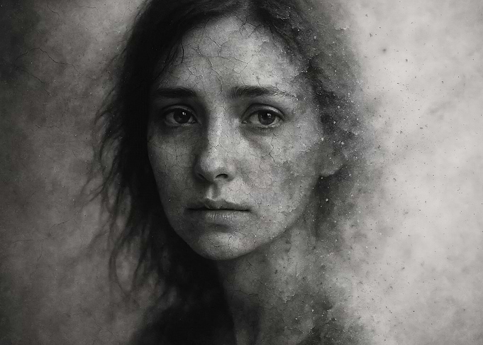 Carrying the Ghost of Who We Were - A Portrait of a Woman