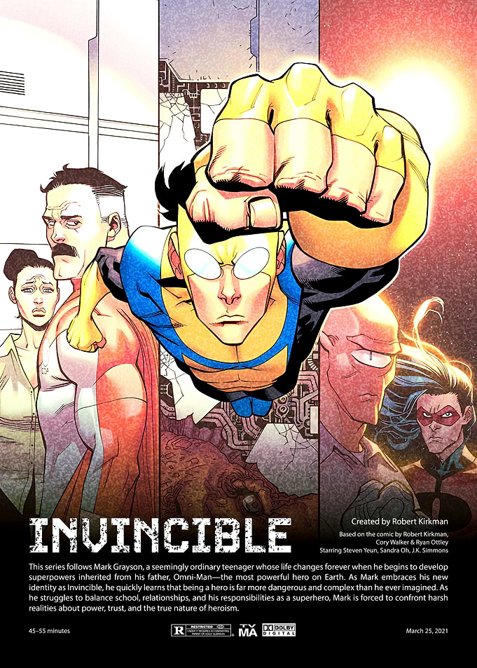 Invincible Comic Book Poster