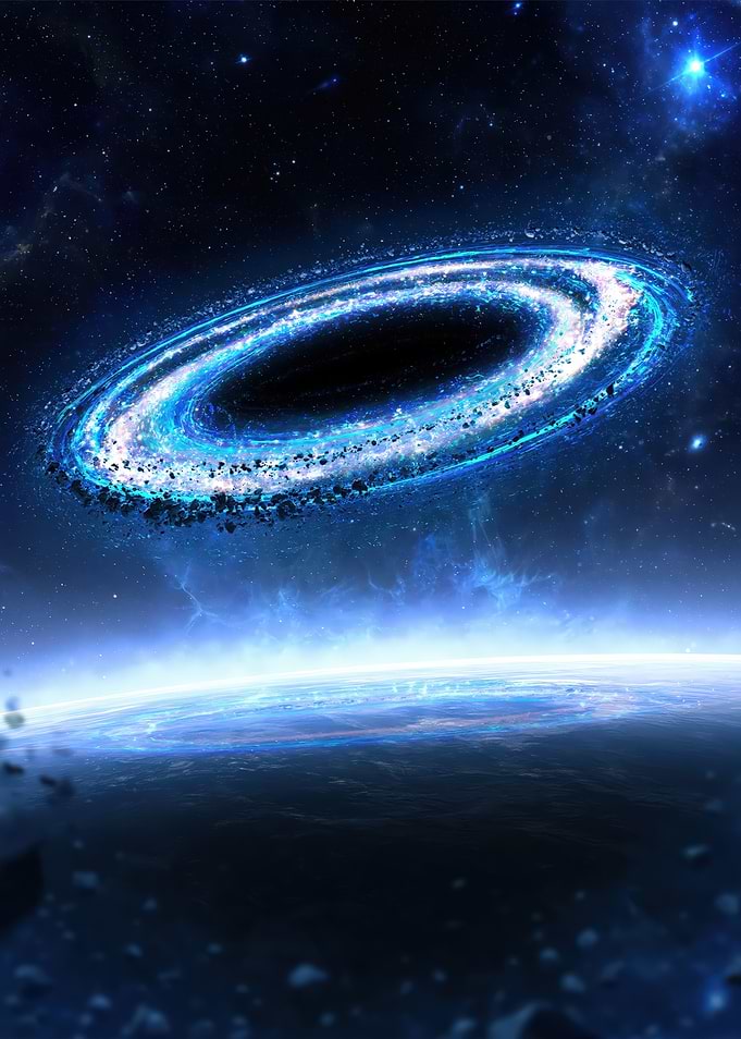 Cosmic Black Hole and Planet