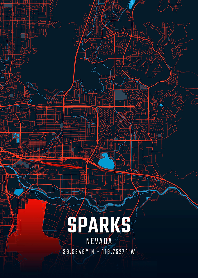 Sparks Nevada City Map