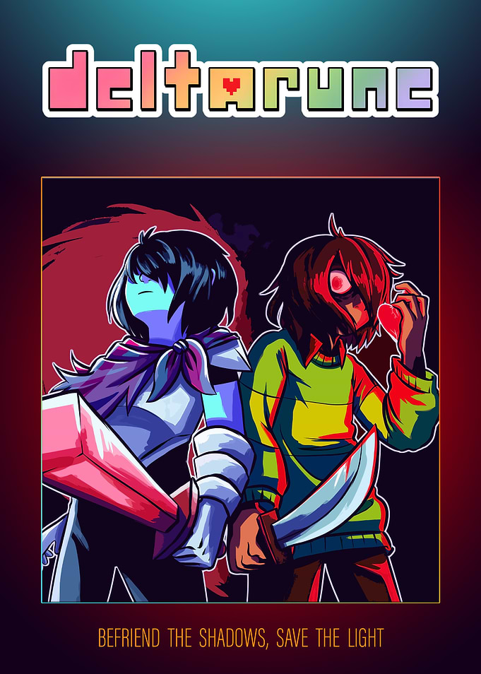 Deltarune Kris and Susie