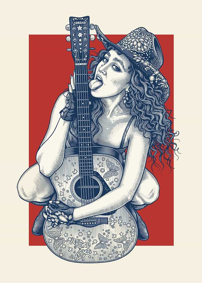 Chappell Roan with Guitar