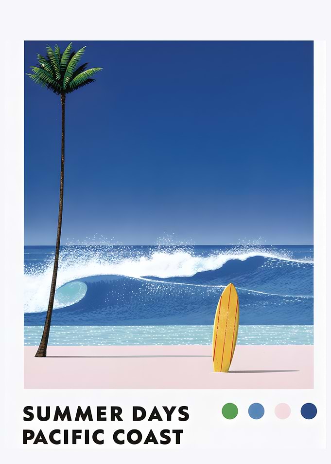 Summer Days: Pacific Coast Surf Aesthetic