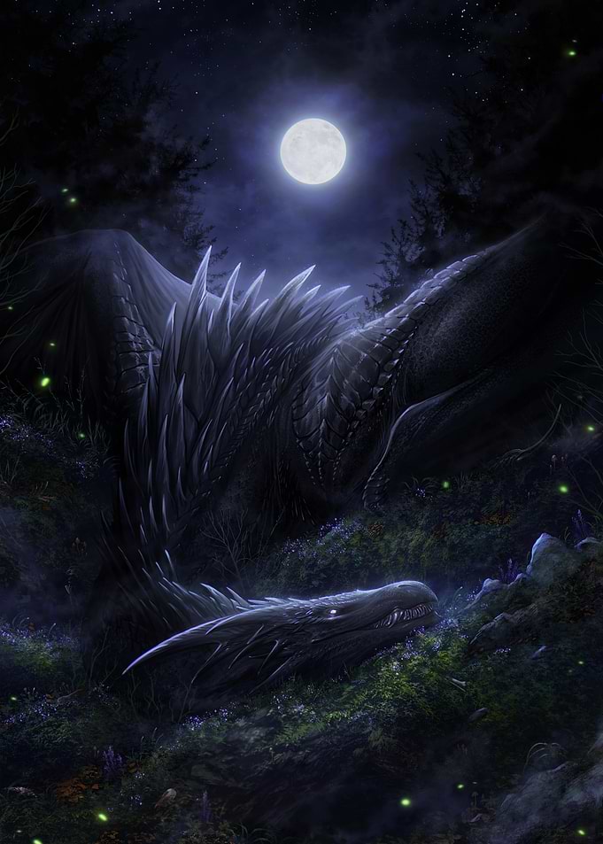 Dark Moonlight Dragon