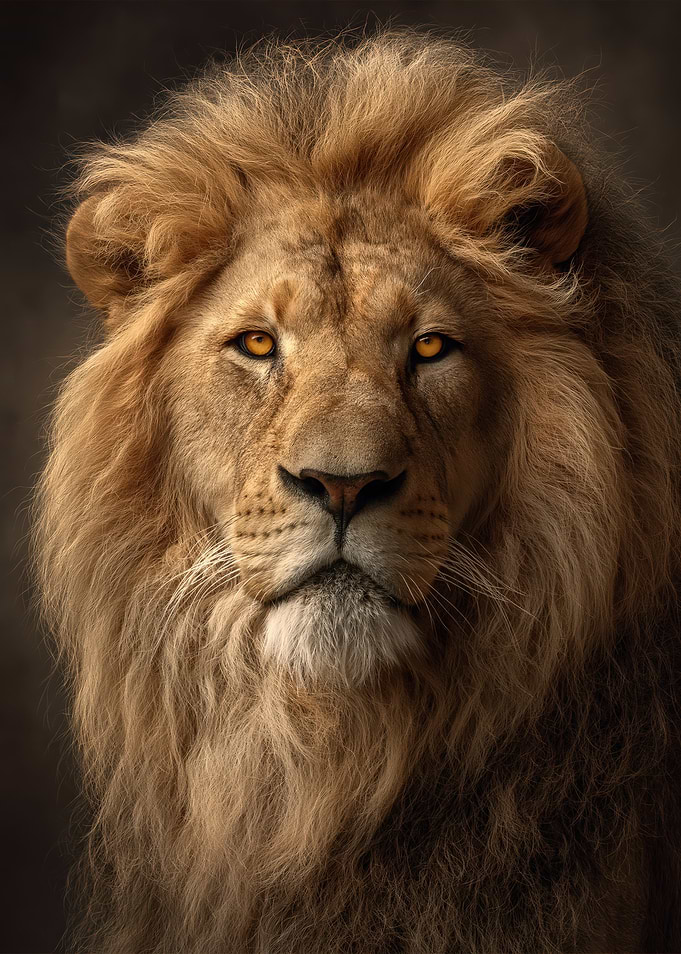 Majestic Lion Portrait