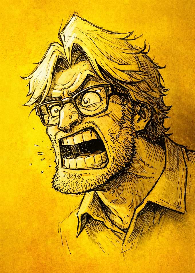 Angry Man Shouting